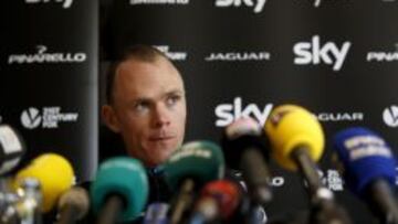 El ciclista del equipo Sky Christopher Froome