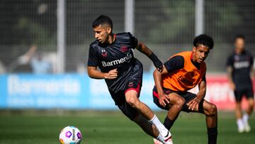 Gustavo Puerta anota su primer gol en amistoso del Leverkusen