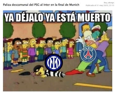 Mbappé, protagonista de los mejores memes de la final de la Champions