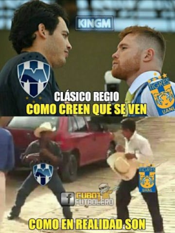 Monterrey se lleva el Clásico Regio y Tigres los memes