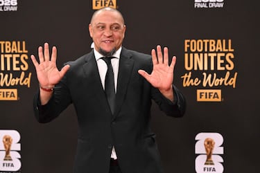 El ex futbolista brasileño Roberto Carlos.