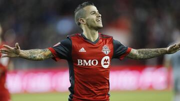 El delantero italiano del Toronto FC, Sebasti&aacute;n Giovinco, durante un partido.