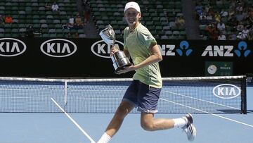 Sebastian Korda, con el t&iacute;tulo junior del Open de Australia.