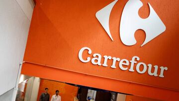 Imagen del logotipo de Carrefour.