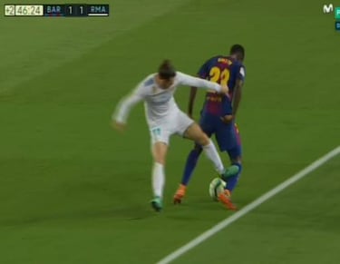 El juez expulsó a Sergi Roberto; debió echar a Bale
