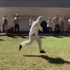 Derrick Henry y su creativo revelador de género para su bebé