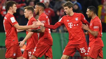 Bayern de Munich celebrando.