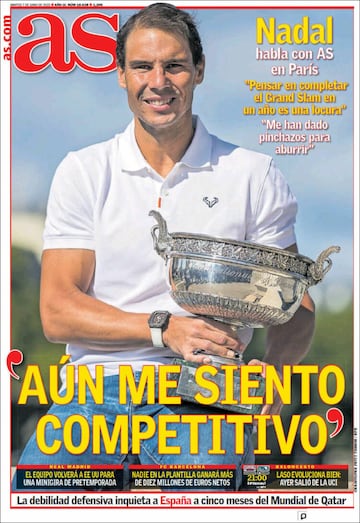 Las portadas de AS de junio