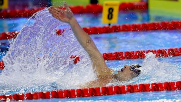 Otopeni (Romania), 10/12/2023.- Gold medalist and world record breaker Alberto Razzetti of Italy competes in the Men's 800m Freestyle final at the LEN European Short Course Swimming Championships in Otopeni, Romania, 10 December 2023. (800 metros, Italia, Rumanía) EFE/EPA/ROBERT GHEMENT
