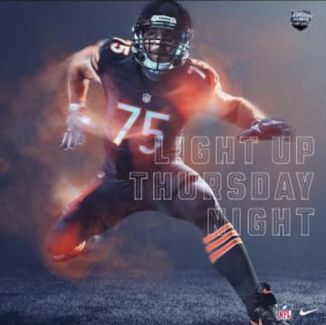 Los brillantes uniformes de la NFL para los jueves por la noche