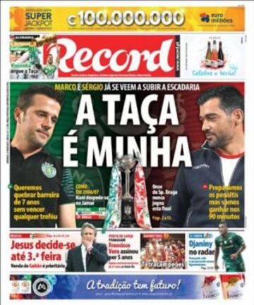 Portadas de la prensa deportiva