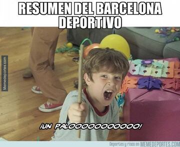 Los mejores memes del Barcelona-Deportivo