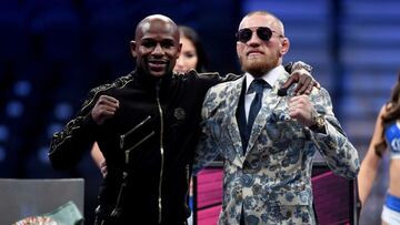 Por medio de su cuenta de Instagram, Floyd Mayweather poste&oacute; una fotograf&iacute;a de una figura de acci&oacute;n de McGregor que tiene la misma lesi&oacute;n que el irland&eacute;s.