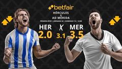 Hércules CF vs. AD Mérida: horario, dónde ver, pronósticos y clasificación