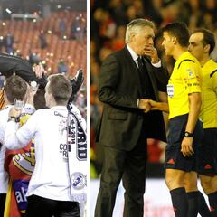 Mestalla fue cara y cruz para Ancelotti como técnico blanco