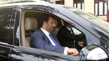 El presidente del M&aacute;laga, Abdullah Al Thani.