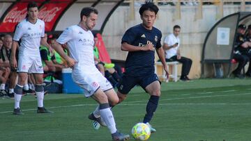 Kubo cuajó un buen partido en el amistoso entre la Cultural Leonesa y el Real Madrid Castilla.