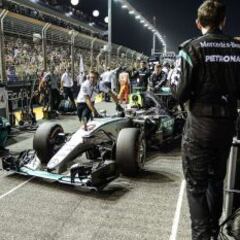 Mercedes no se explica lo ocurrido en el GP de Singapur