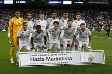 Equipo del Real Madrid.