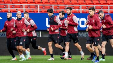 El Eibar, entrenando en Ipurua