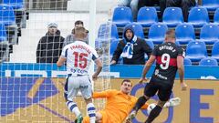 Ortuño, ante el CD Leganés.