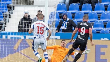 Ortuño, ante el CD Leganés.