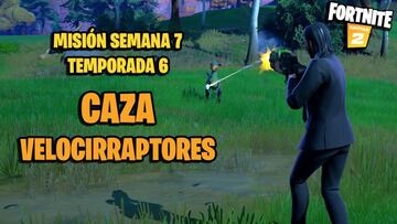 &iquest;D&oacute;nde encontrar velocirraptores y c&oacute;mo cazarlos en Fortnite Temporada 6?