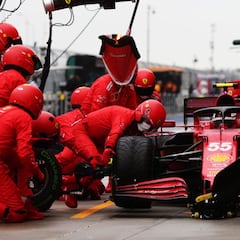 ¿Por qué Sainz estuvo parado ocho segundos en el pit-stop?