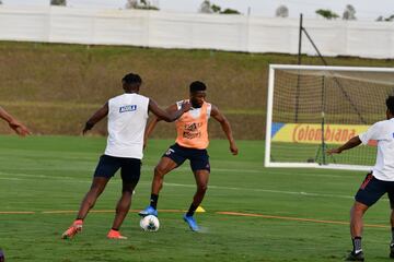 La Selección Colombia completó una semana de trabajos y se enfoca en el duelo de Eliminatorias ante Perú. Reinaldo Rueda ha estado muy atento a sus elegidos.