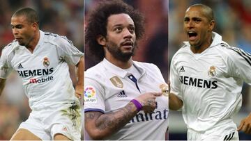 Leyendas brasileñas que han jugado en el Real Madrid