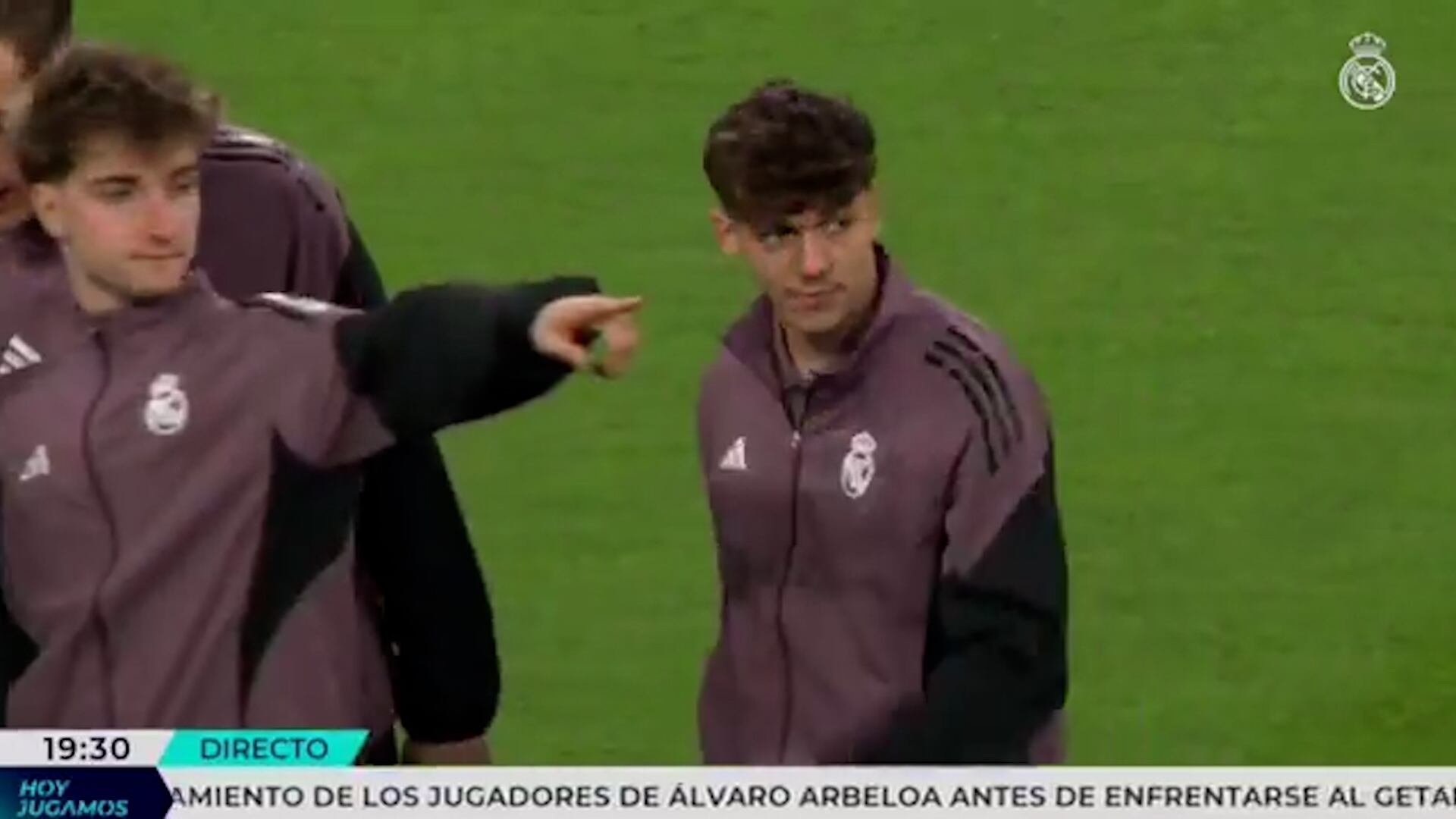 Va a ser titular y cazan estos gestos de Pitarch en el césped del Bernabéu: lo recordará siempre