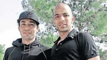 <b>FUERZA. </b>Matuzalem y Luccin, tras el entrenamiento de ayer.