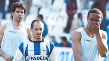 <b>MAL AÑO. </b>La plantilla es consciente de que el equipo ha realizado una pésima temporada.