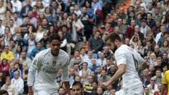 El Madrid s&oacute;lo ha encajado un gol este curso con Varane y Nacho de centrales.
 