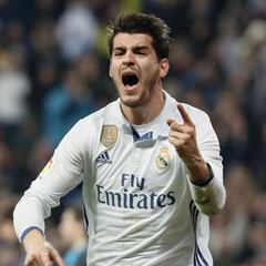 Morata dio 13 puntos al Madrid en Liga y dos en Champions