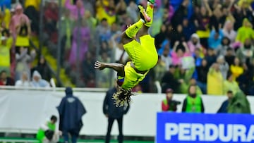 during the 6th round match between Atlas and America as part of the Liga BBVA MX, Torneo Apertura 2025 at Jalisco Stadium, on August 24, 2025 in Guadalajara, Jalisco, Mexico.