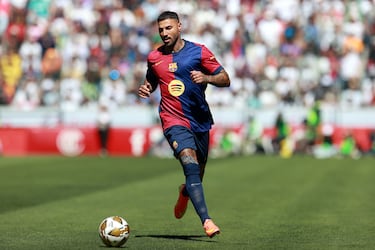 Ricardo Quaresma durante el partido de Leyendas en entre el Real Madrid y el Fútbol Club Barcelona.