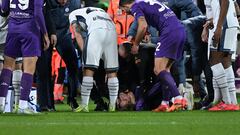 Alarmantes imágenes en el Fiorentina-Inter