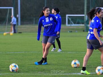 Junto con Carolina Arbeláez, Bedoya llegó al deportivo en el mes de diciembre del año pasado. La jugadora que puede actuar como central o volante de marca, llegó a España tras dos temporadas en Atlético Nacional. Recientemente disputó la Copa América de fútbol sala en Paraguay con la Selección Colombia.