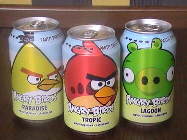 La bebida refrescante de Angry Birds vende más que la Coca-Cola