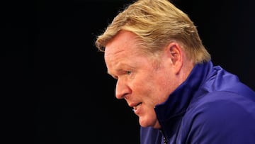 El entrenador del FC Barcelona, Ronald Koeman.