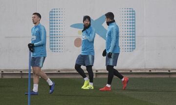 Messi y Luis Su¨¢rez.