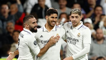 Dani Carvajal, Marco Asensio y Fede Valverde, los tres estarán presentes en el Mundial de Qatar representando al Real Madrid.