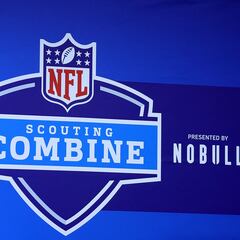 How are players selected for the NFL combine?