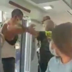 Violenta agresión de un pasajero a dos vigilantes de Renfe