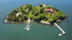 La isla privada en venta por 35M de dólares frente a la costa de Connecticut