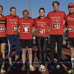 El equipo de los famosos hace un test para la maratón de Sevilla