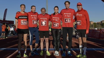 El equipo de los famosos hace un test para la maratón de Sevilla