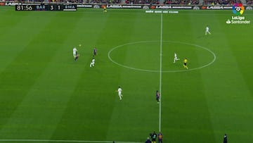 El error de Ramos que permitió el cuarto gol del Barcelona