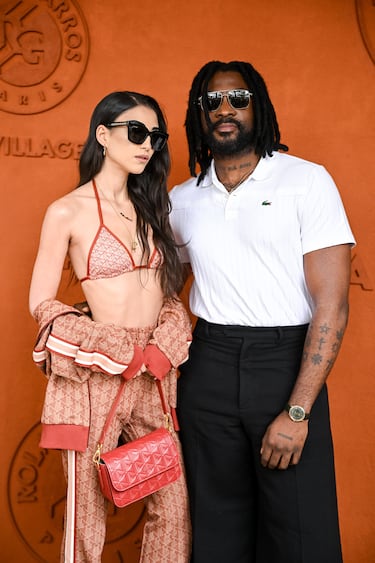 Actress Milla Lapidus and musician Damso